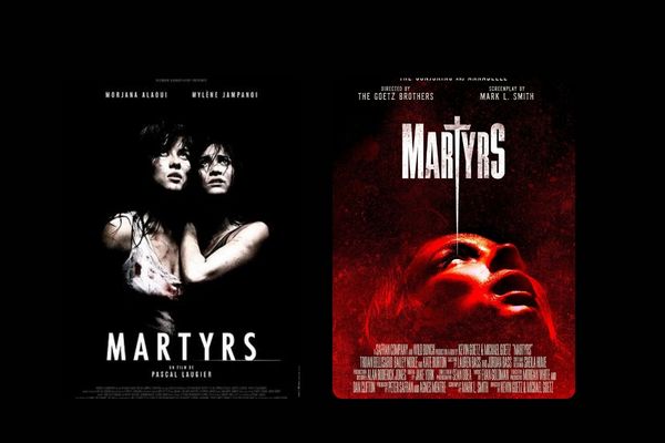 martyr featured image of the movie posters from the remake and the original