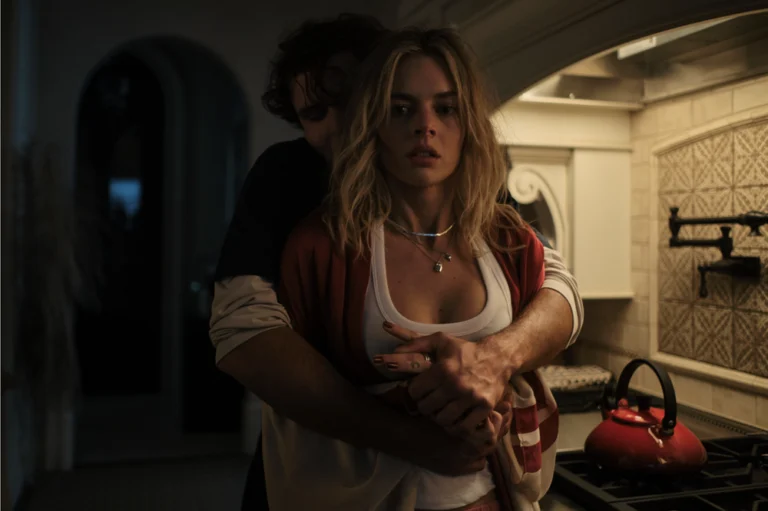 borderline poster with Samara Weaving and Ray Nicholson
